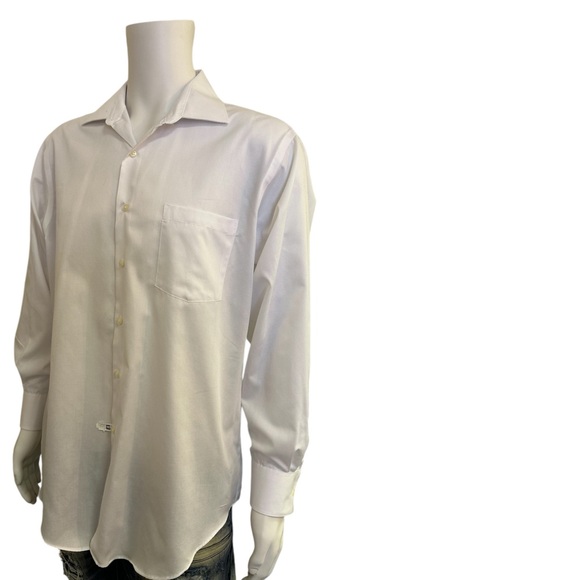 Van Heusen Lux Sateen Fitted Button Down - Picture 1 of 6